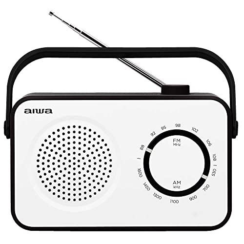 Aiwa Radio Sobremesa R-190BW Color Blanco y Negro