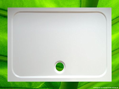 Plato de ducha de 140 x 100 cm, soporte para bañera y desagüe, oferta completa, taza de ducha de 140 x 100 x 4 cm