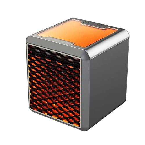 EUROXANTY Calentador Portátil | Calentador de Manos con Luces | Calefactor con Luz | Calentador Portátil | Calentador con 3 niveles de Intensidad | Calentador con Protección |