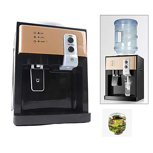 sujrtuj Dispensador eléctrico de agua fría y caliente para el hogar 220 V mini dispensador de agua de escritorio