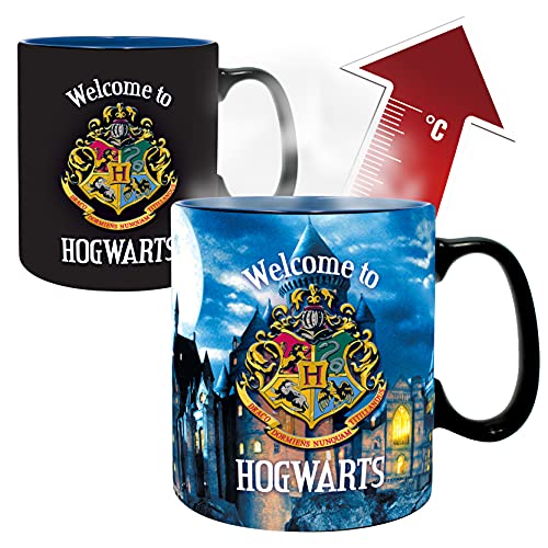 ABYstyle Harry Potter - Welcome to Hogwarts - Mug thermoréactif 460ml
