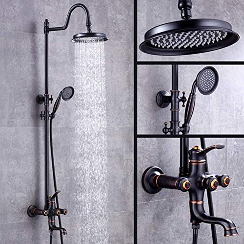 Sistema de ducha Baño Juego de ducha Grifo de una mano Plaza Bañera Mezcladores de ducha con una mano Grifo de agua fría y caliente al aire libre Pulverizador de bidé-Mr216-01
