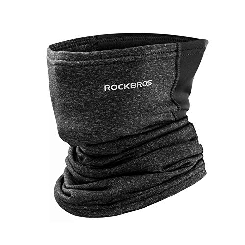 ROCKBROS Braga Cuello Moto Calentador de Cuello Térmica Pasamontañas de Invierno para Hombres Mujeres Bufanda de Ciclismo Esquí Senderismo Correr Deportes al Aire Libre