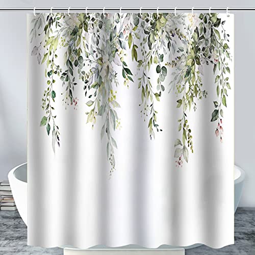KAONESS Cortina de ducha de 180 x 180 cm, antimoho, resistente al agua y lavable con 12 anillas de cortina de ducha