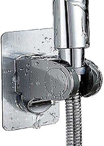 YUANQIAN Soporte de ducha de mano sin clavos, soporte ajustable para pared para baño con disco adhesivo (Shower Head-010)