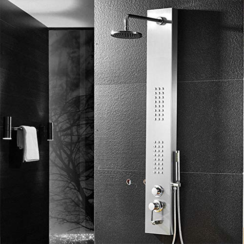 Stainless Steel Multi-Function Shower Screen Bath Shower Column European Style Rain Copper Shower Set Hand-Held