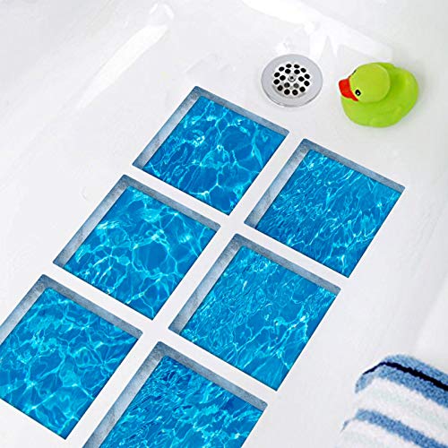 Pegatinas De Bañera Antideslizantes Extraíble Calcomanías De Bañera 3D Pegatinas De Bañera Antideslizante Impermeable Pegatinas De Bañera Calcomaníasvinilo Decorativo Bañera, Para Decoración De Baño