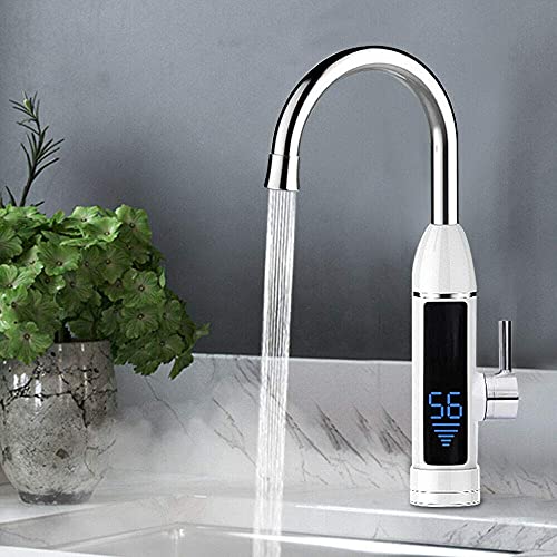 Grifo eléctrico de 360°, calentador instantáneo, calentador de agua para casa, cuarto de baño, cocina