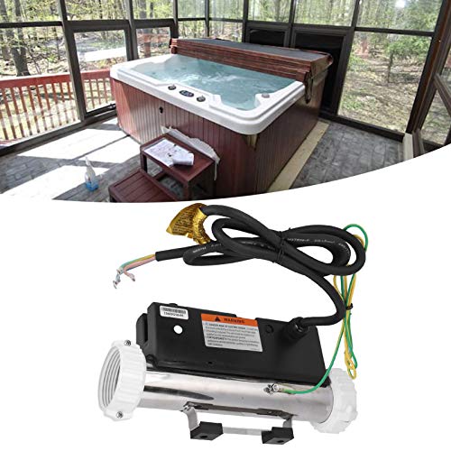 Termostato de calentador de agua, calentador de agua eléctrico, 1KW para bañeras de masaje, piscina pequeña, piscinas de spa, bañeras de hidromasaje