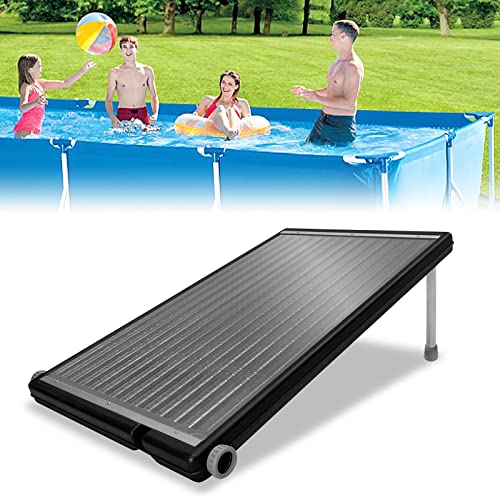 LARS360 Calefacción solar para piscina, paneles solares, colector térmico solar para jardín, piscina, ducha, 111,5 x 66 cm