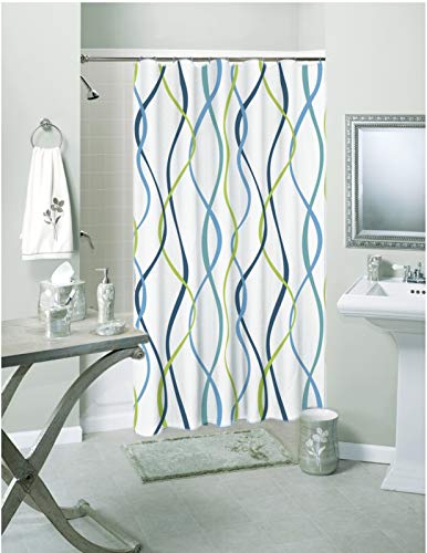 YMBKFan Espesado Cortina De Ducha Inodoro Cortina Ducha Anti-Arruga Impermeable Cortina De Ducha para Decoración De Baño Cortinas De Ducha,Contemporáneo-M W:300*h/200cm(118 * 79inch)