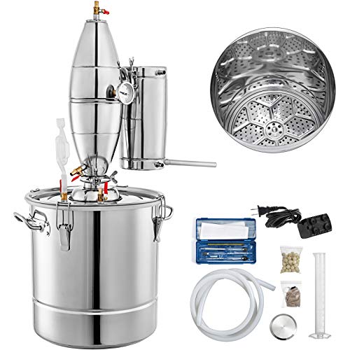 VEVOR Equipo de Agua Destilada de Moonshine Se Puede Utilizar como Tanque de Fermentación para Fermentar Bebidas o Condimentos (18.5 Galones)