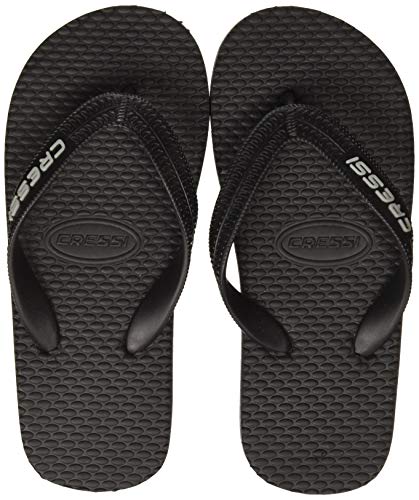 Cressi Beach Flip Flops Chanclas de Playa Unisex para Adultos, Negro (Schwarz), 39 EU