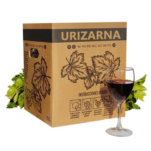 Bag in box 15 litros vino tinto cosechero. La mejor elección para el consumidor de vino del año. Caja de vino tinto con grifo. Recomendado por su calidad de uva tempranillo seleccionada en bodega.