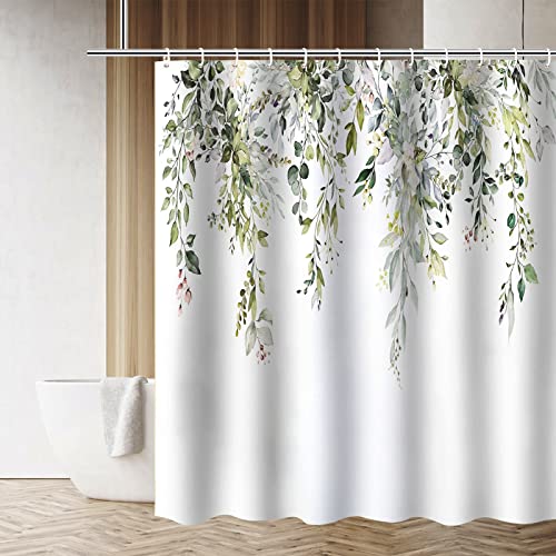 KAONESS Cortina de ducha de 180 x 200 cm, antimoho, resistente al agua y lavable con 12 anillas de cortina de ducha