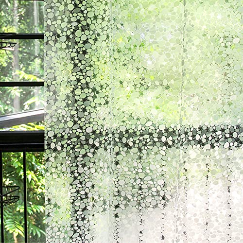 Cortinas de ducha resistentes al moho, EVA, resistentes al agua, con 5 imanes, 180 x 180 cm, adoquines